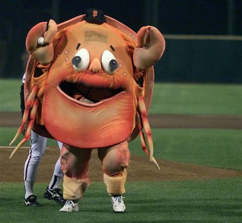 San francisco giants mascots crazy crab